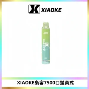 XIAOKE梟客7500Puffs跑馬燈拋棄式電子煙 可發光一次性